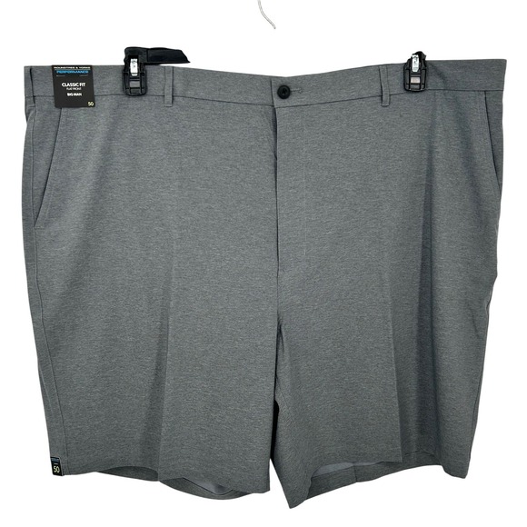Roundtree & Yorke Other - Roundtree Yorke Performance Classic Fit Flat Front Big Man Gray Shorts Size 50